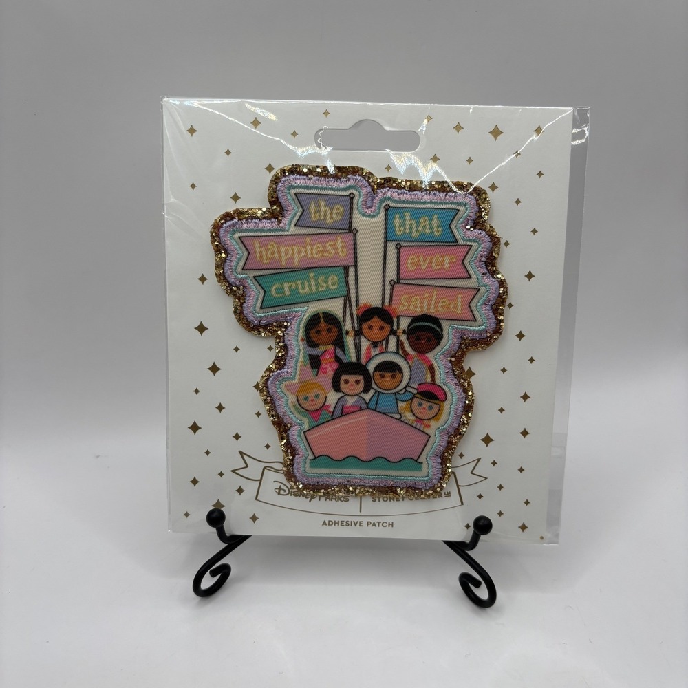 Disney New Stoney Clover Lane Its a Small World Happiest Cruise Adhesive Patch